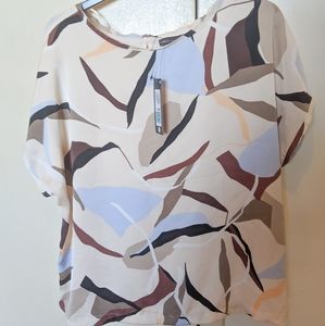 Mark and Spencer Printed Short Sleeve Blouse